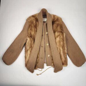 Vintage 50s 60s Real Fur Reichlin, Ellin & Levin, Hartford Coat